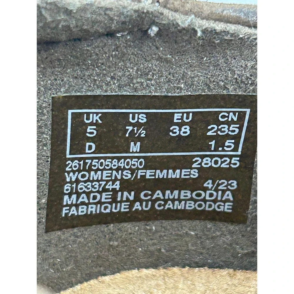 Clarks Collection Women Brown Leather Ultimate Comfort Loafers Sz 7.5 M